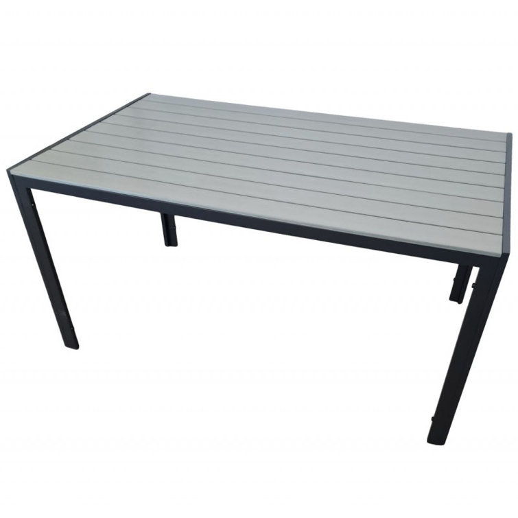Ebern Designs Ladre Rectangular Outdoor Table Wayfair.co.uk